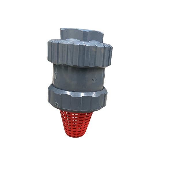 Válvula anti-retorno com rosca fêmea e pinha (medidas diversas disponíveis), serve para permitir que a agua flua apenas numa direção.