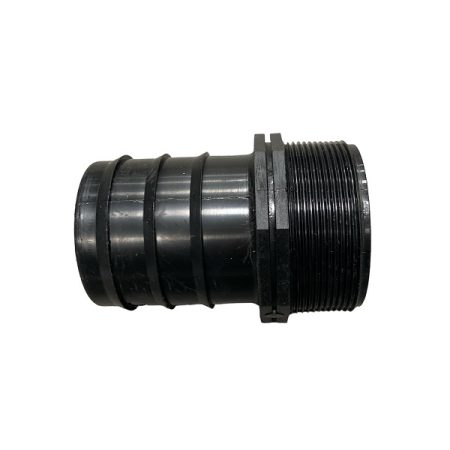 Casquilho rosca macho com medidas diversas, coloca-se no tubo com um pouco de aquecimento e fixa-se com uma abraçadeira.