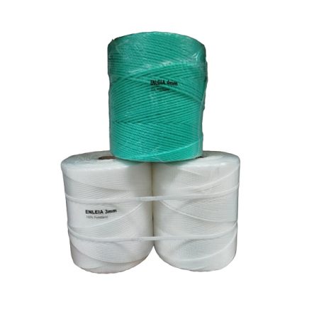 Cor branca em stock outras cores por encomenda; Rolos de 5 kgs.