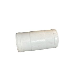 União plástica de 21/2" branca para levar abraçadeira para manga de rega